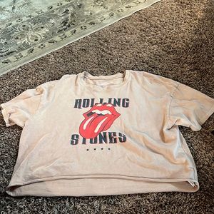 Cram Rolling Stones crop top